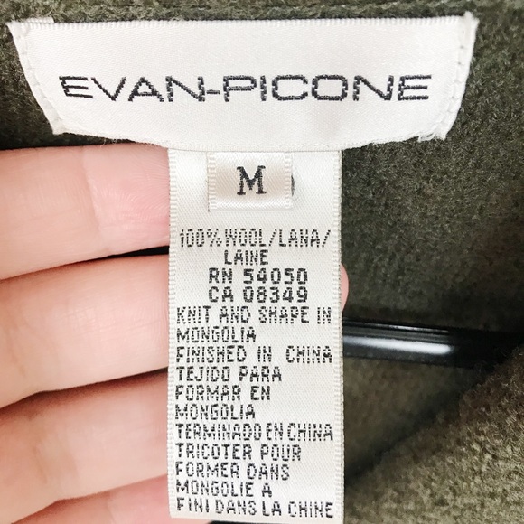 Evan-Picone Vintage 100% Wool Blazer/Jacket size M - Picture 7 of 11